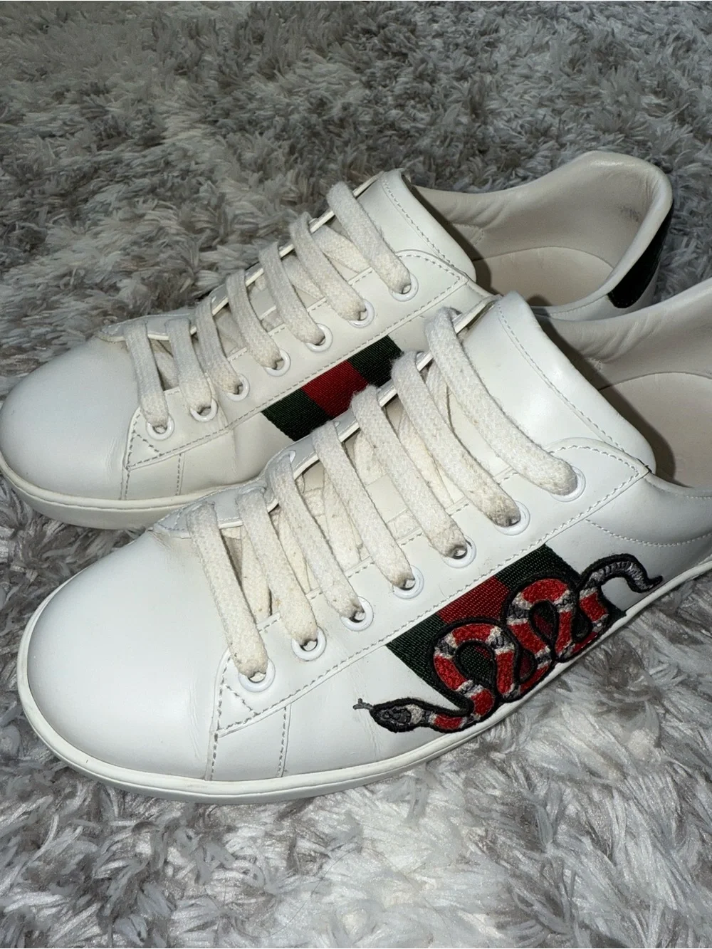 Gucci Ace Sneaker - Embroidered Snake (mens)